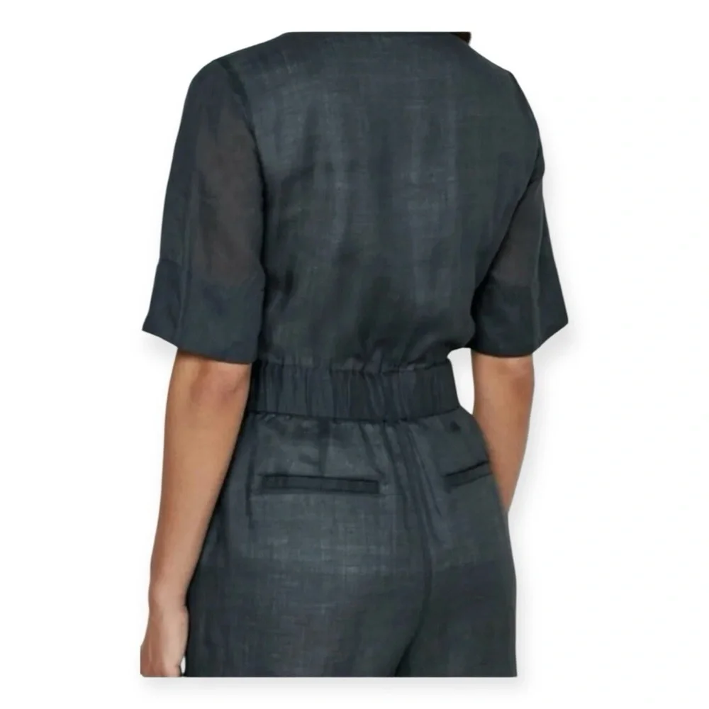 Banana Republic RAMIE ROMPER size 12 Color Turtle Green